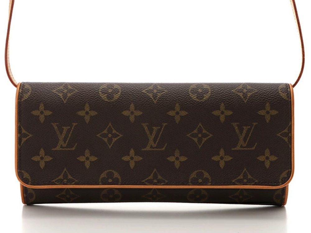 LOUIS VUITTON Pochette Twin Shoulder Bag Monogram